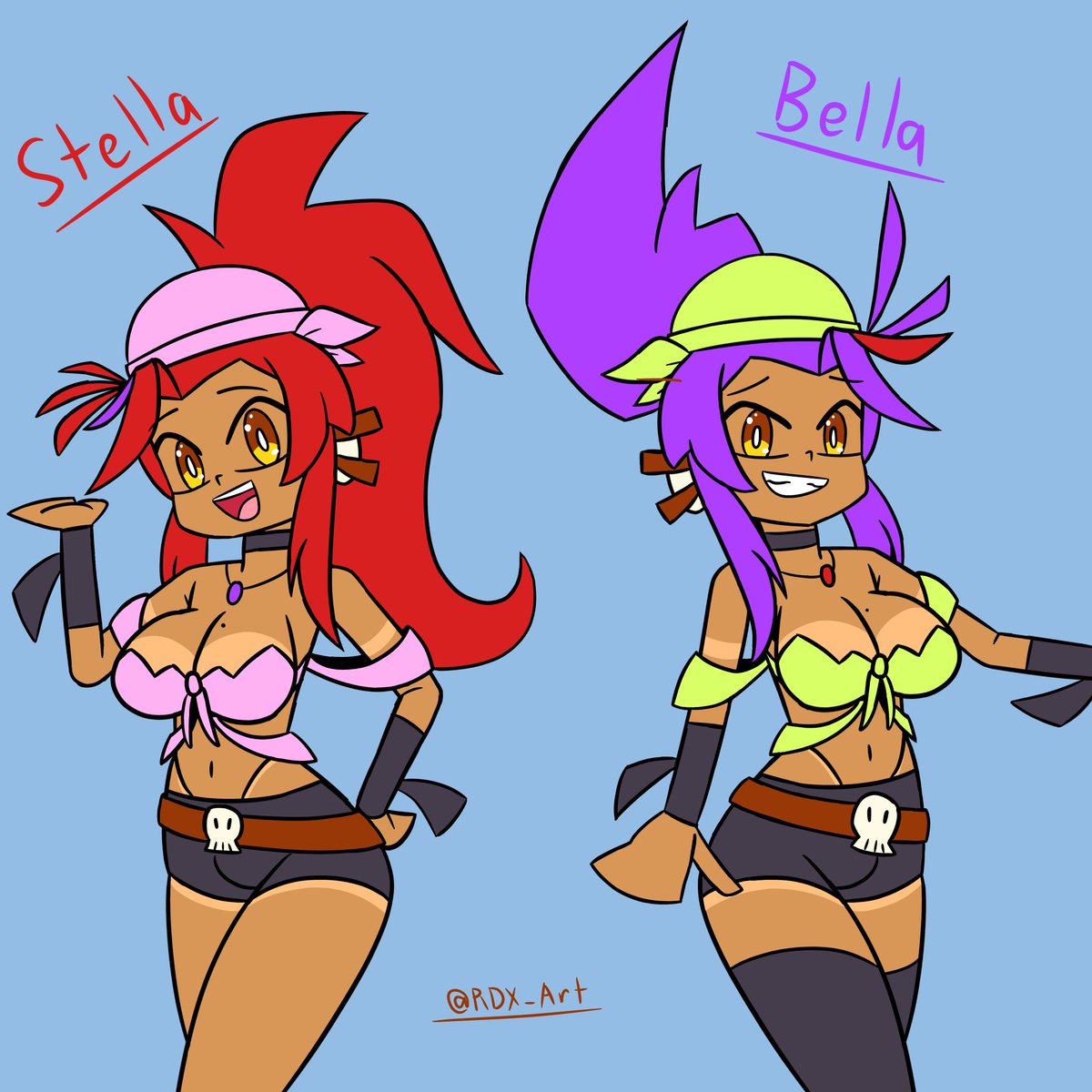 @/BriggsTwins OCs, Stella and Bella!
❤️🏴‍☠️💜