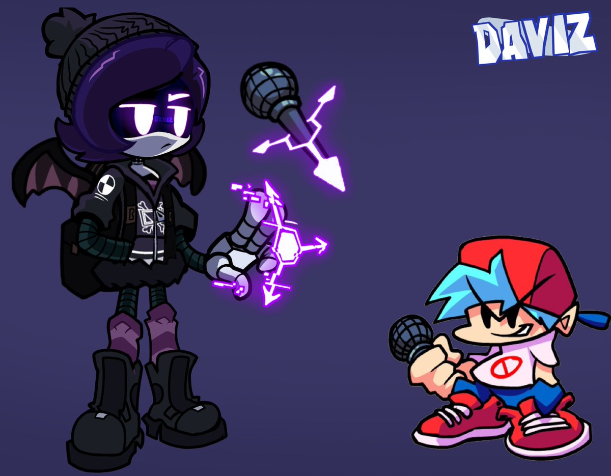 DAVIZ_ART's tweet image. uzi concept in fnf
#murderdrones #UziDoorman #FNF