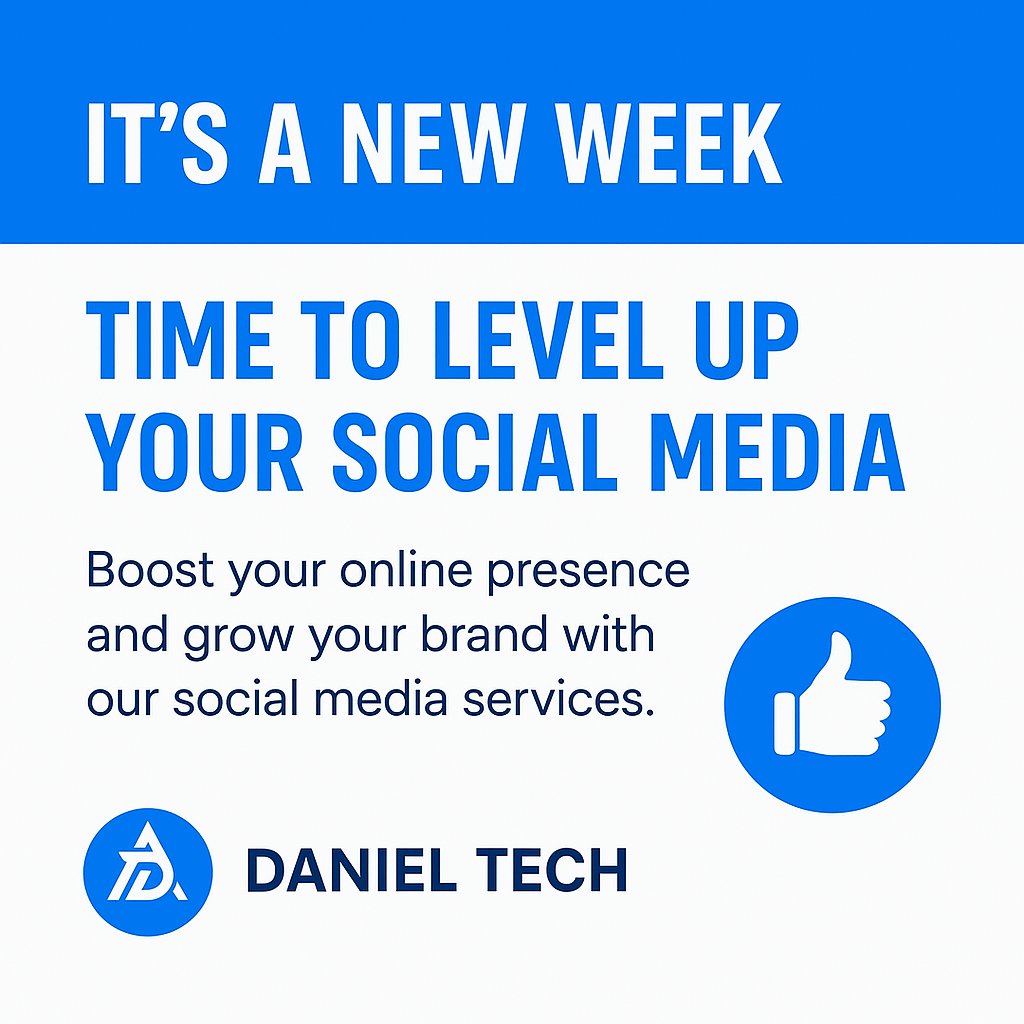 danieltechnic's tweet image. Happy New Week
Another chance to reach more people and grow your business online.
Your social media won’t manage itself — let me handle it for you
DM me now.
#SocialMediaManager #NewWeek #BrandGrowth