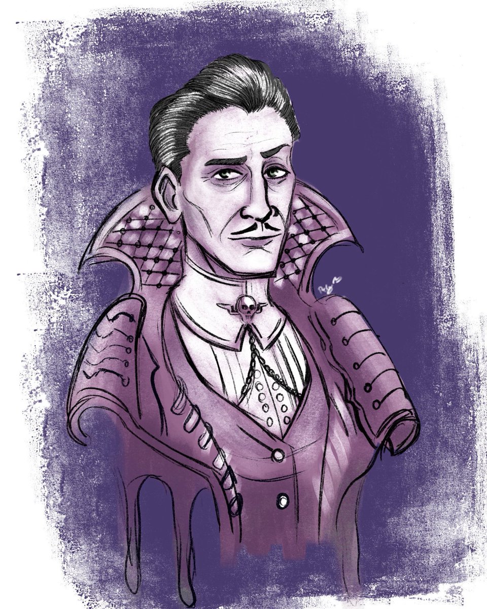 rebeccawongsl's tweet image. Have not and probably will not be able to play this game for awhile, but he’s definitely one of the best things about it. #dragonage #emmrichvolkarin
#dragonageveilguard #myart