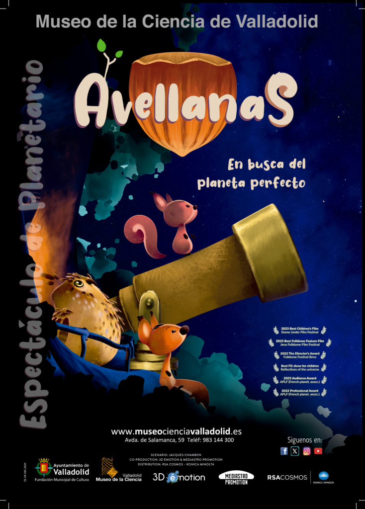 ¿Existe el planeta perfecto? ¡Descúbrelo en el programa de Planetario ‘Avellanas’! Te sumergirás en un fascinante viaje por el Sistema Solar. Una sesión para niños y niñas a partir de 3 años, incluida en la programación de Planetario de verano.  

🔗tinyurl.com/37e73yt9