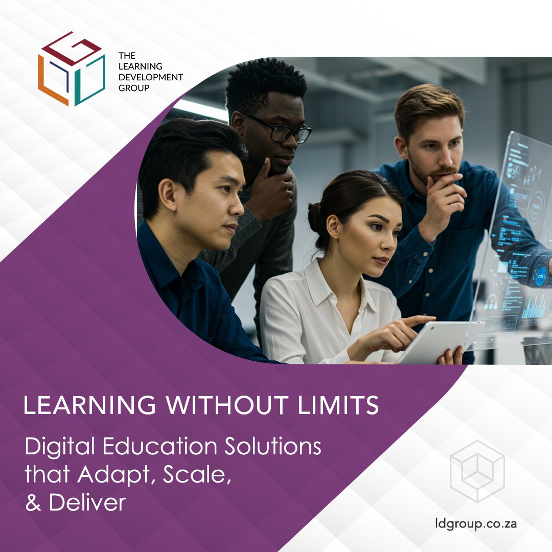 TheLearningDev1's tweet image. A future-fit workforce starts with smart learning design. From platform integration to content digitisation, we transform training. Learn more: hubs.li/Q03x-GjQ0
#DigitalLearningSolutions #CorporateTraining #LearningDevelopment #SETA #QCTO #SkillsDevelopment #LMS #LDGroup