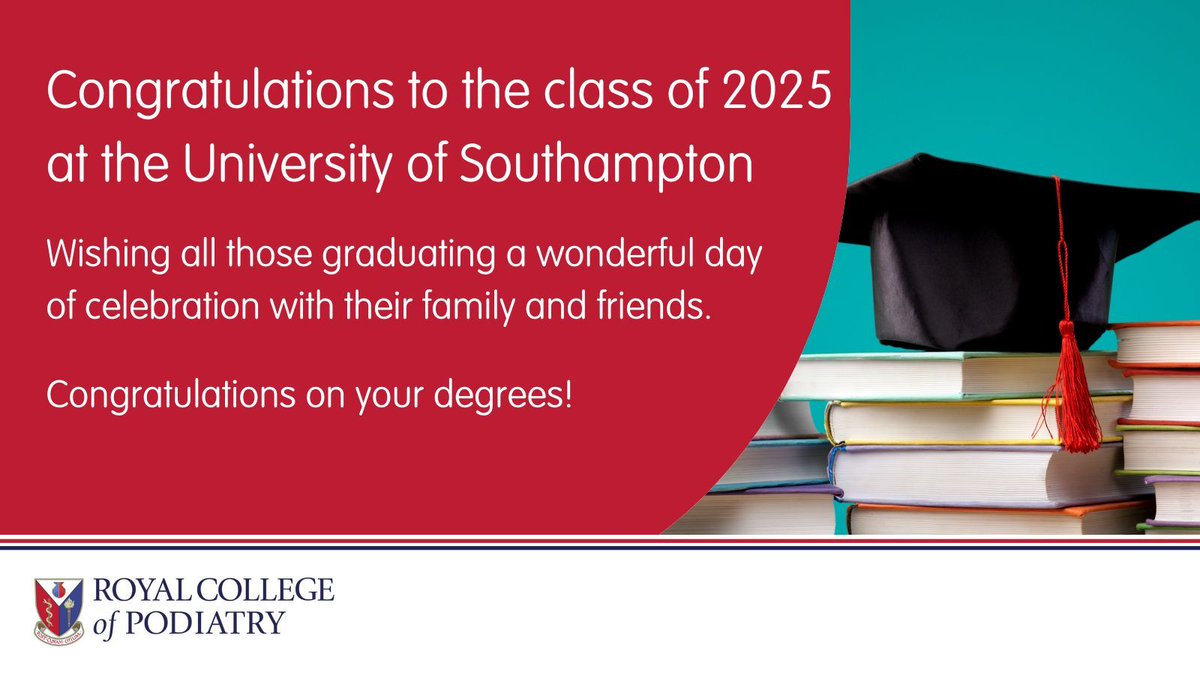 RoyColPod's tweet image. Congratulations to everyone graduating at the University of Southampton today!