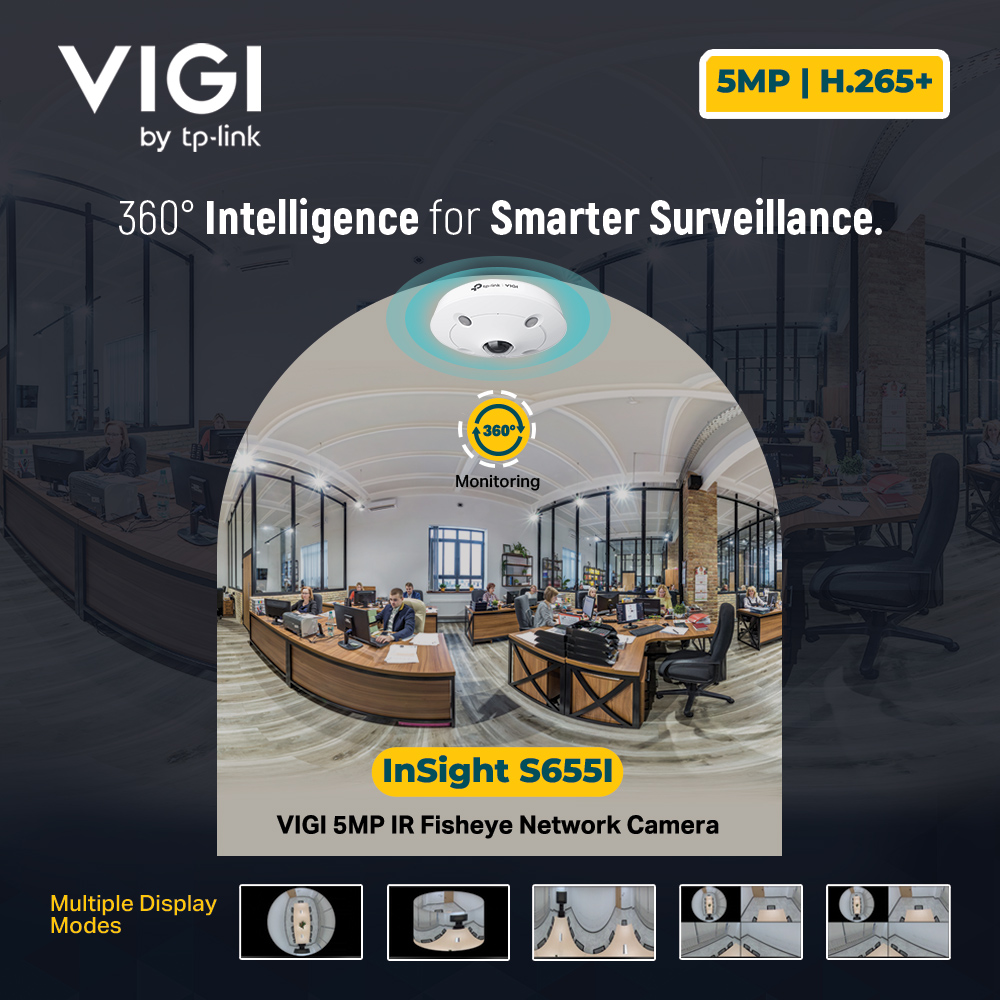 dterminalIN's tweet image. 𝐒𝐦𝐚𝐫𝐭𝐞𝐫 𝐄𝐲𝐞𝐬 𝐟𝐨𝐫 𝐒𝐦𝐚𝐫𝐭𝐞𝐫 𝐒𝐩𝐚𝐜𝐞𝐬 – 𝐕𝐈𝐆𝐈 𝟑𝟔𝟎° 𝐒𝐮𝐫𝐯𝐞𝐢𝐥𝐥𝐚𝐧𝐜𝐞

𝐊𝐧𝐨𝐰 𝐌𝐨𝐫𝐞: tp-link.com/in/business-ne…

#TPLink #VIGI #NetworkCamera #VIGIInSightS655I #Digitalterminal