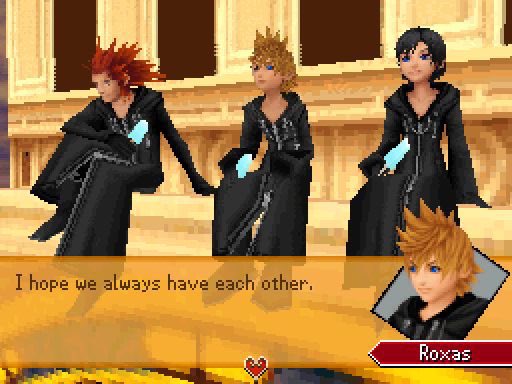 roxas_everyday's tweet image. — Kingdom Hearts 358/2 Days (DS)
Moments before disaster
#ROXAS #KINGDOMHEARTS