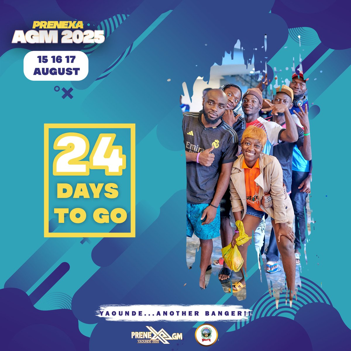prenexa's tweet image. 24 days to go!!!!
#PRENEXAAGM2025
#Yaounde2025
#AnotherBanger