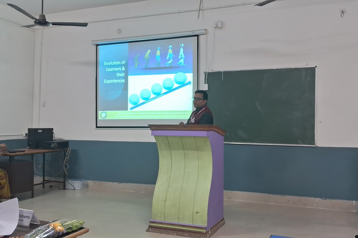 NiraMohapatra's tweet image. Honoured to present my research paper “Impact of AI-Enabled Learning Resources on Learner Experience” at the National Conference hosted by @SOAUni01  
#AIinEducation #DigitalTransformation #LearnerExperience #ResearchPresentation #InnovationInLearning #SOAUniversity #AI4Education