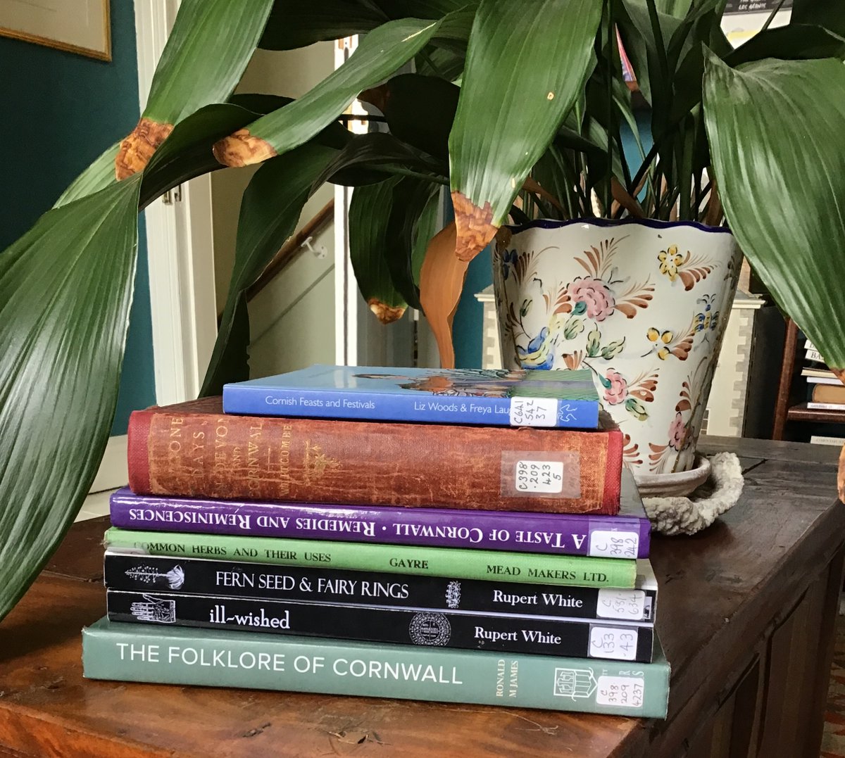 We enjoyed hosting Amy Gulick for a talk last month about Italian #Midsummer rituals. Amy has kindly shared a #ReadingLlist with us of titles, available to borrow, about Cornish folklore and traditions. Read the blog here: shorturl.at/nTWPK #MidsummerTraditions