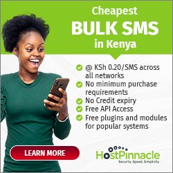 Situma_O's tweet image. Bulk SMS at a flat rate of KSh 0.20/SMS across all networks. Sender ID from KSh 2,999 one-off fee. No credits expiry and no minimum purchase requirements.

hostpinnacle.co.ke/clients/aff.ph…