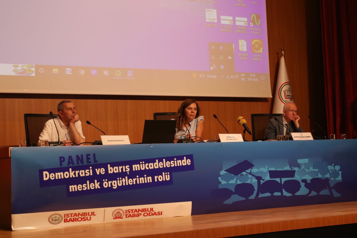 istabip's tweet image. "Demokrasi ve Barış Mücadelesinde Meslek Örgütlerinin Rolü" Paneli Yapıldı
👇
istabip.org.tr/8574-demokrasi…