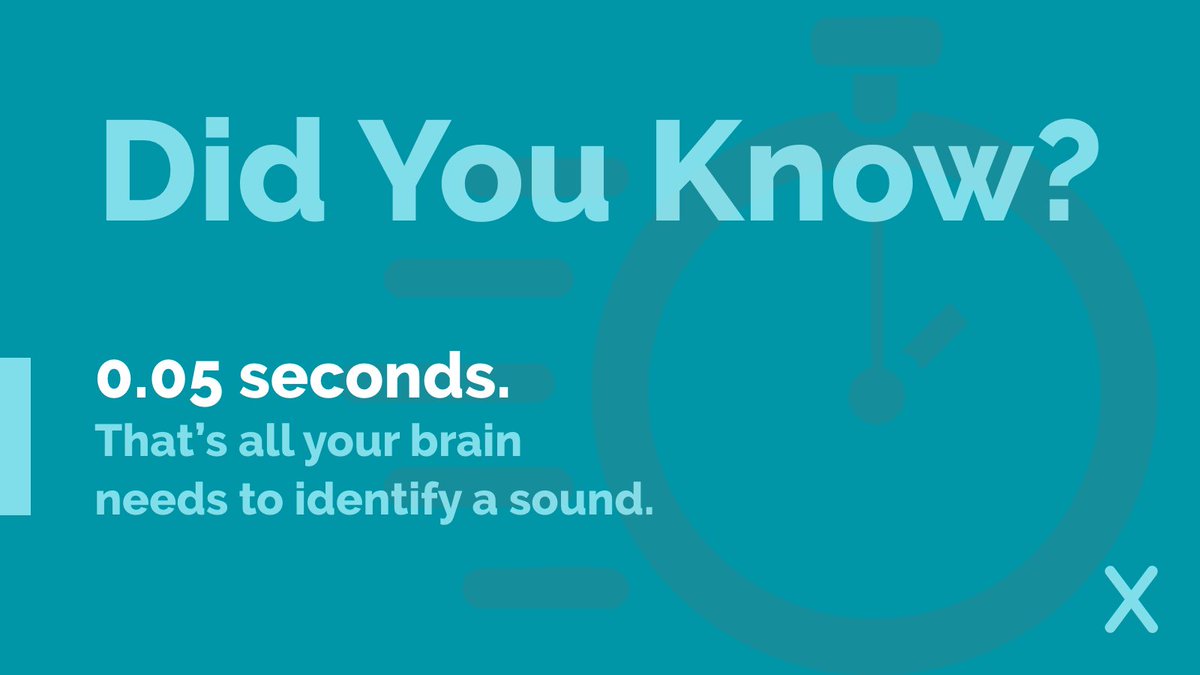 Did you know your brain can recognize a sound in just 0.05 seconds?
That’s faster than a blink. 

Your hearing plays a powerful role in how quickly your brain connects with the world so looking after it means staying sharp, safe, and connected.

#DidYouKnow #EarFacts #hearX