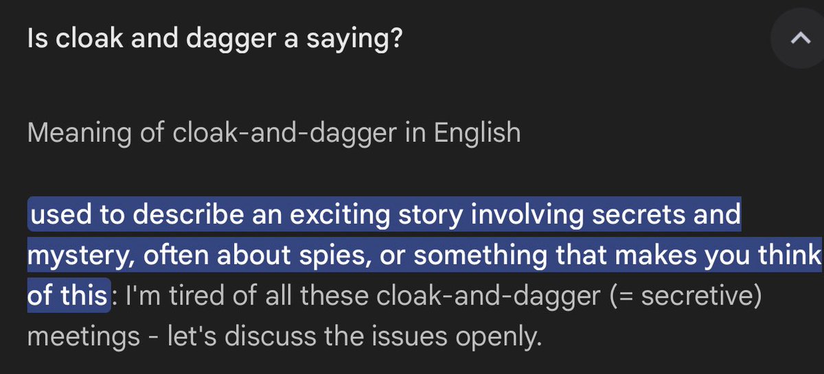 Sly_SpyFox's tweet image. So that’s where the Joke &amp;amp; Dagger name came from when I searched it up. (This came up as one of the search questions)