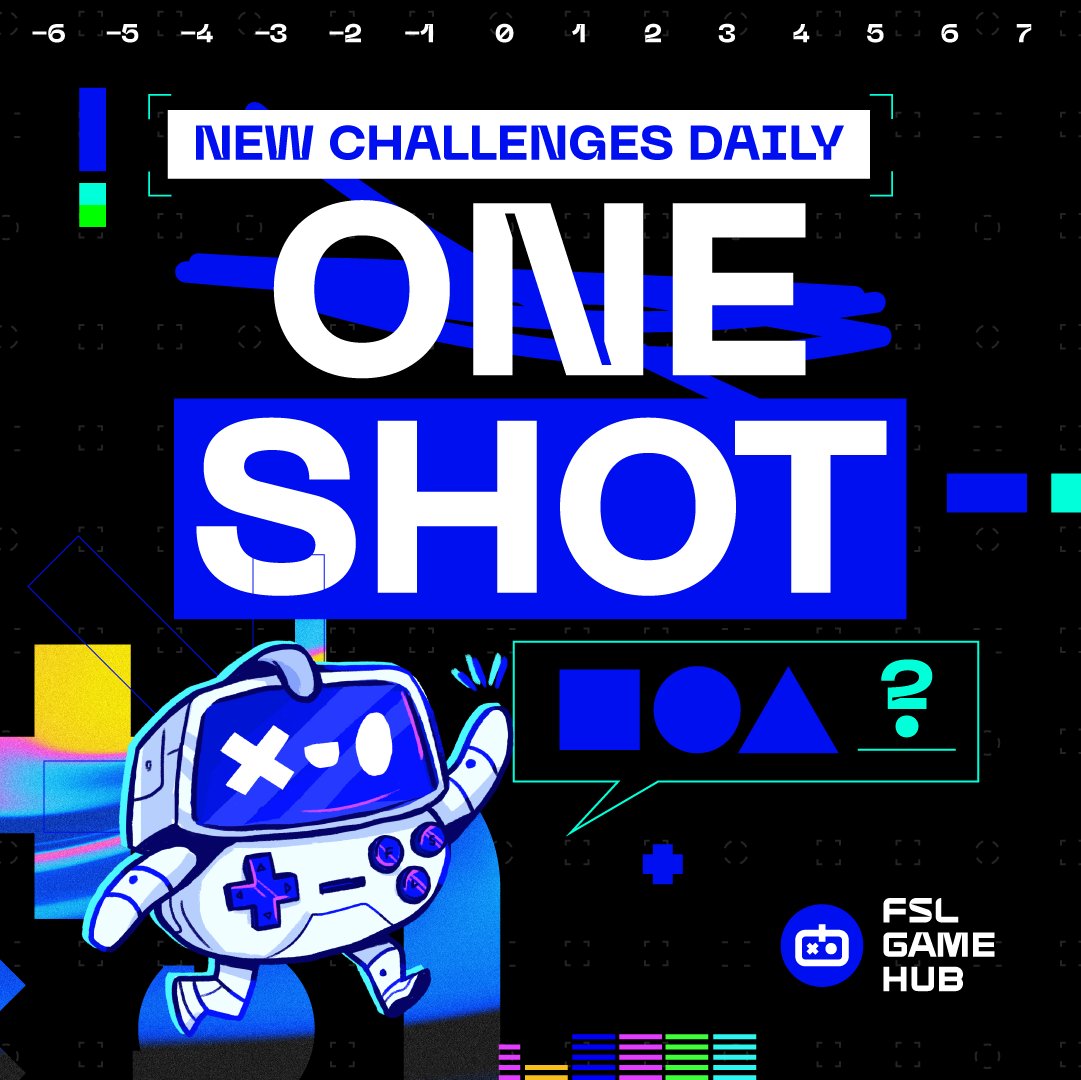 FSLGameHub's tweet photo. 🎯 ONE SHOT in FSL Game Hub!

A new bite-sized challenge drops every 24 hours.

🧠 One question. 🎯 One chance.
Get it right and earn 100 Starlets 💫

Memory tests, visual puzzles, and more - what will today throw at you?

▶️ https://t.co/QOhAGOZAJv https://t.co/DJdWRtFb5h
