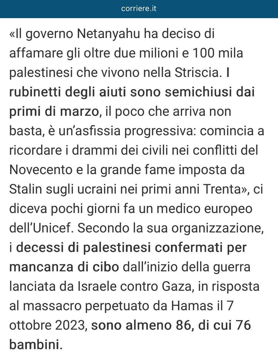 È una orrenda carneficina di bambini
Uno di quei momenti nei quali anche noi atei finiamo per pregare