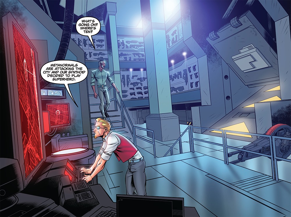 GenuineComics's tweet image. Random scene from Perfect 10.
Art by Pow Rodrix and Daniel Rodrigues.
