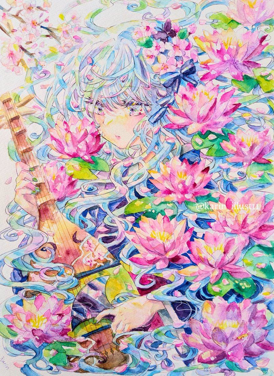 karin_illust11's tweet image. #これでフォロワーさん増えました
この絵のメイキングでYouTube登録者数が1000人増えました。感謝。