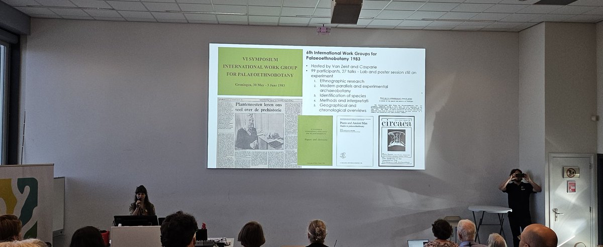 DrJenniferBates's tweet image. Welcome to #IWGP2025! The conference is beginning with a link down memory lane from the 6th meeting in 1983 held in #Groningen... to the conference today.
#archaeobotany #archaeology #archaeologicalscience