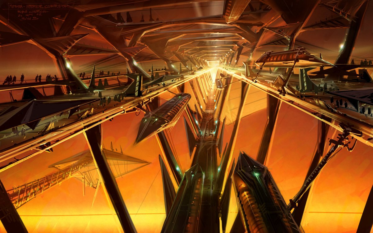 conceptartsw's tweet image. Star Wars: Revenge of the Sith concept art by Ryan Church