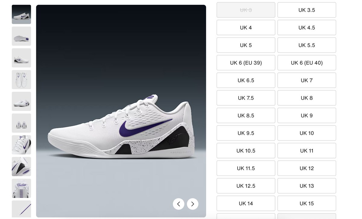 thesolerestocks's tweet image. #ad The Kobe IX Elite Low EM Protro is LIVE at Nike!
Link > c.thesolesupplier.co.uk/kvv0hgj