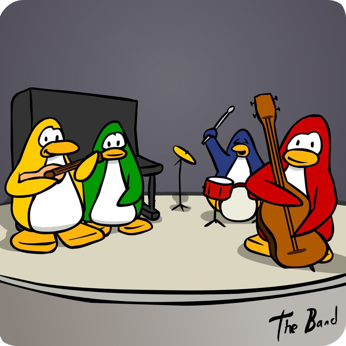 ThatPenguinGame's tweet image. 19 years ago today, the Instrument Hunt (Band Scavenger Hunt) started. Completing this Hunt, Penguins could claim the first Penguin Band Background, which would never return after this 2 day Event.