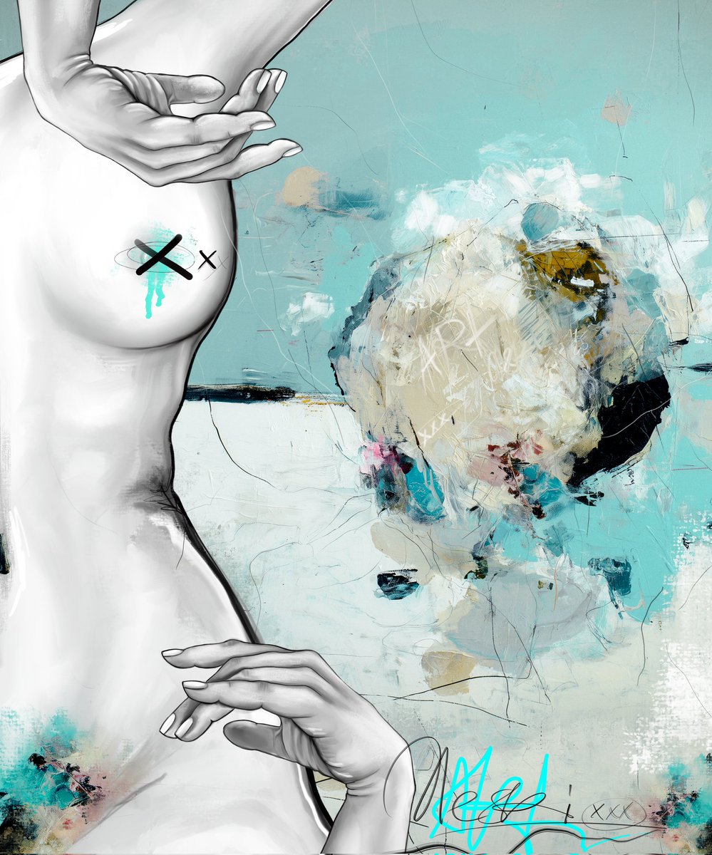 ElaginaOlesia's tweet image. Happy Monday
New price😍
1\1 ~145 tez
Title: Mute
Medium: Digital + mixed media texture, 38 mb
Year: 2025
The body is silent, yet it speaks.
In every curve, there is a protest without words.
The female figure is like a symbol of the womb of the world, where silence takes on…