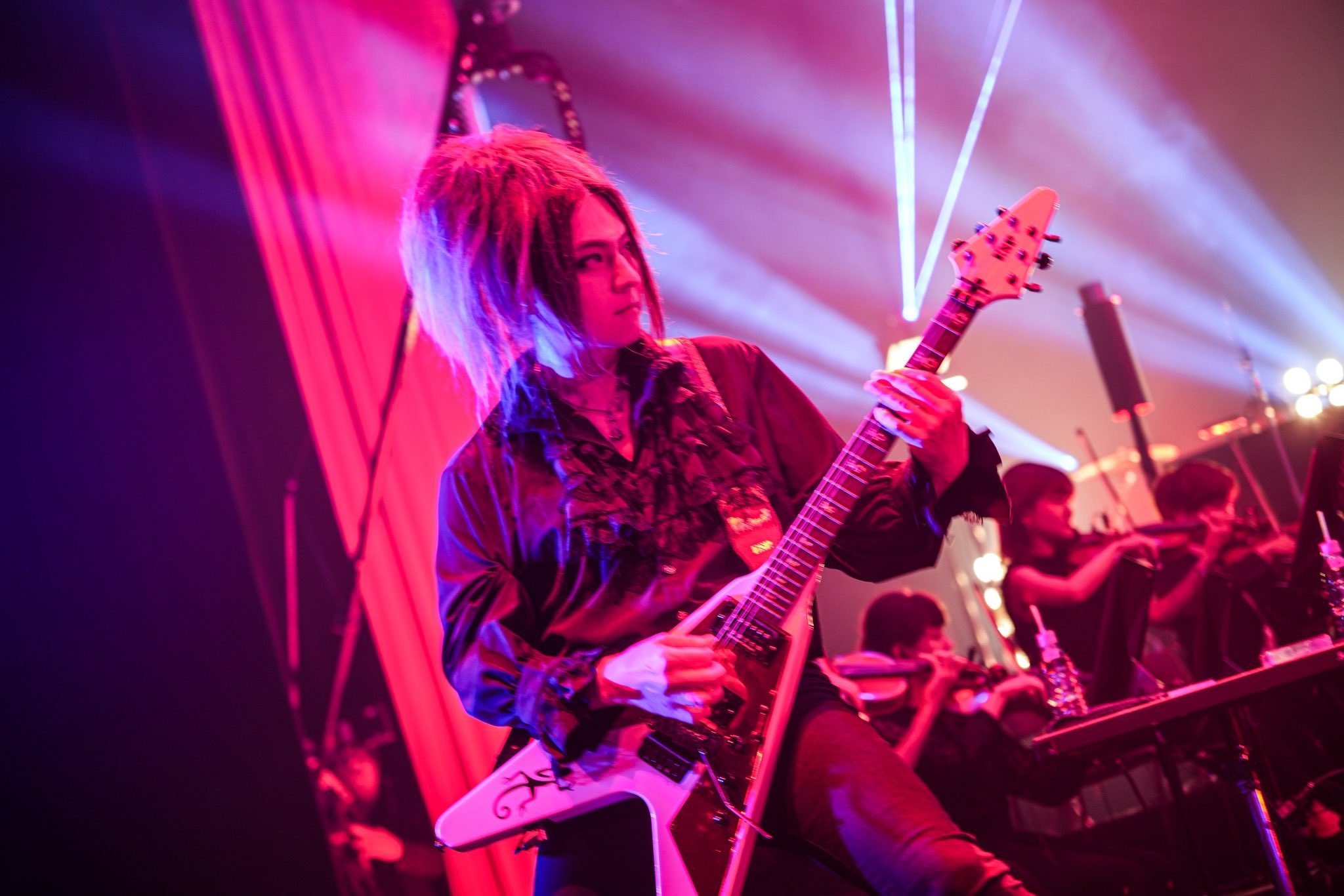 ギター yukihiro STERLING by Musicman SUB AX3FM-STP-M1 AXIS FLAME MAPLE