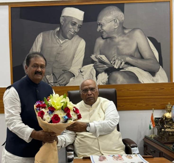 Mohammad Ali Shabbir (@mohdalishabbir) on Twitter photo Warm birthday wishes to Congress President Shri Mallikarjun <a href="/kharge/">Mallikarjun Kharge</a> ji.
On this special day, we honour not just a leader, but a symbol of resilience, dedication, and unwavering commitment to the ideals of the Constitution. Your decades-long journey in public life, marked by Warm birthday wishes to Congress President Shri Mallikarjun <a href="/kharge/">Mallikarjun Kharge</a> ji.
On this special day, we honour not just a leader, but a symbol of resilience, dedication, and unwavering commitment to the ideals of the Constitution. Your decades-long journey in public life, marked by