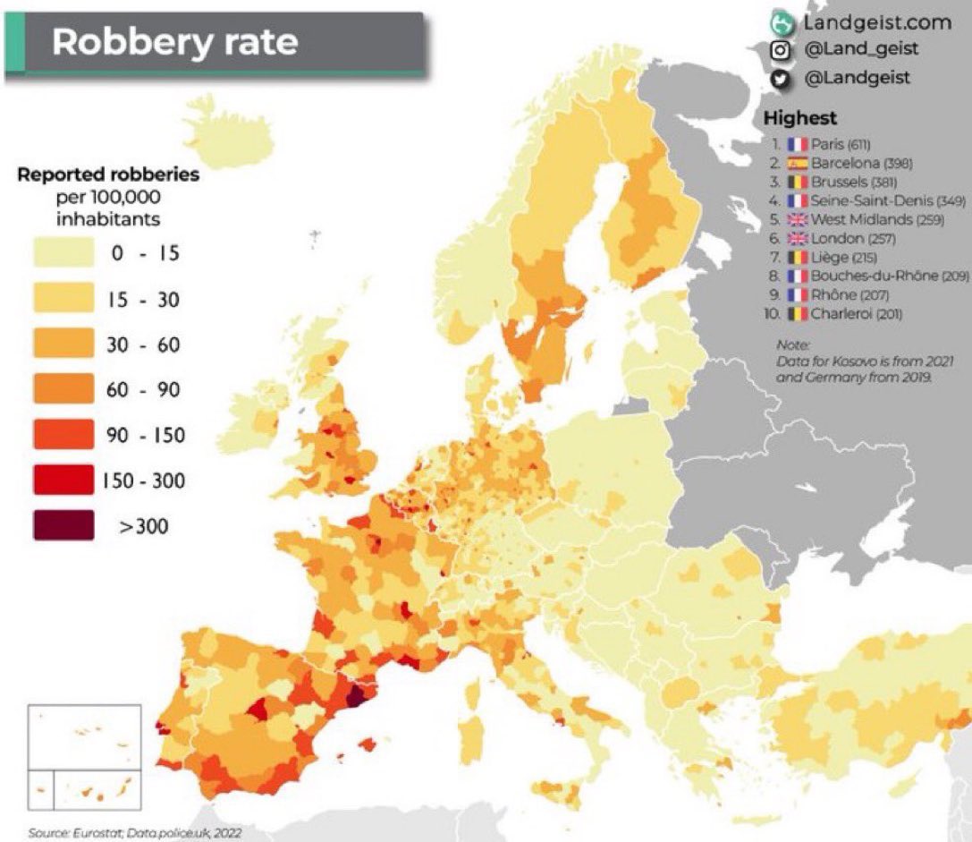 UBERSOY1's tweet image. Bad neighborhood in Eastern Europe: Ugly Soviet buildings, a lot of old people, poverty.
Bad neighborhood in Western Europe: A lot of brown people and Muslims, trash everywhere, you may get robbed or killed.