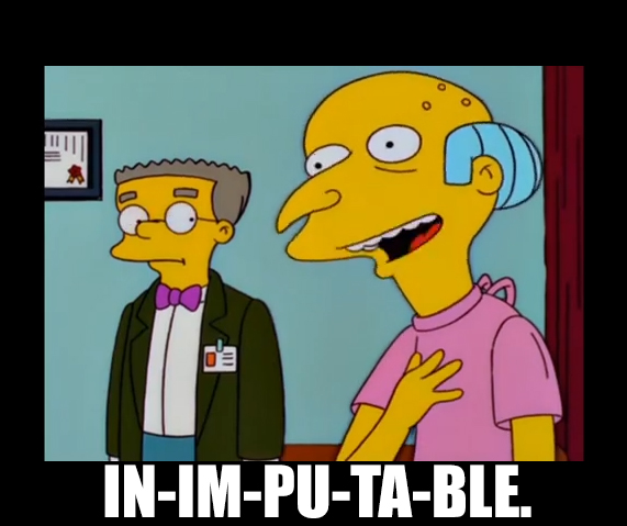 Inimputable.