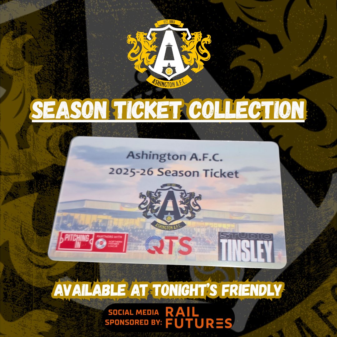 Ashington AFC (@ashington_fc) on Twitter photo 🏡🏡 WE RETURN TO HOME TONIGHT 🏡🏡
The long wait is over, and tonight we return to action at Woodhorn Lane.
We welcome <a href="/NBFC_Official/">Newcastle Benfield FC</a> for a 7:30pm kick off, with turnstiles open from 6:00pm.
If you have purchased your season ticket online, you will also be able to collect 🏡🏡 WE RETURN TO HOME TONIGHT 🏡🏡
The long wait is over, and tonight we return to action at Woodhorn Lane.
We welcome <a href="/NBFC_Official/">Newcastle Benfield FC</a> for a 7:30pm kick off, with turnstiles open from 6:00pm.
If you have purchased your season ticket online, you will also be able to collect