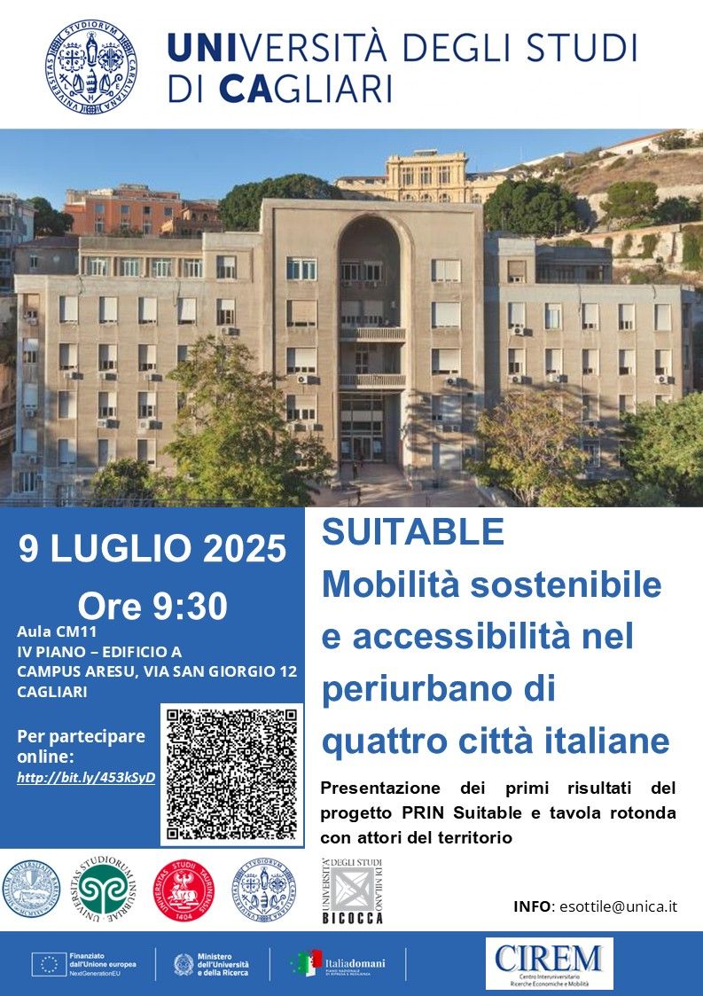 Economia Insubria (@ecoinsubria) on Twitter photo Andrea Vezzulli (<a href="/andrea_vezzulli/">Andrea Vezzulli</a>), Elena Maggi (<a href="/ElenaMaggi16/">Elena Maggi</a>) presentano i primi risultati del progetto PRIN Suitable: a "SUITABLE: Mobilità sostenibile e accessibilità nel periurbano di quattro città italiane", Università degli Studi di Cagliari (<a href="/univca/">Università degli Studi di Cagliari</a>), 9/07 Andrea Vezzulli (<a href="/andrea_vezzulli/">Andrea Vezzulli</a>), Elena Maggi (<a href="/ElenaMaggi16/">Elena Maggi</a>) presentano i primi risultati del progetto PRIN Suitable: a "SUITABLE: Mobilità sostenibile e accessibilità nel periurbano di quattro città italiane", Università degli Studi di Cagliari (<a href="/univca/">Università degli Studi di Cagliari</a>), 9/07