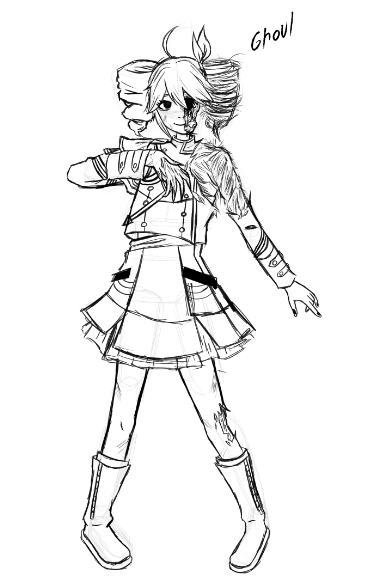 piberbals_gokuz's tweet image. ghoul wip 
#projectdivadeepblue #pddb #YCCM3