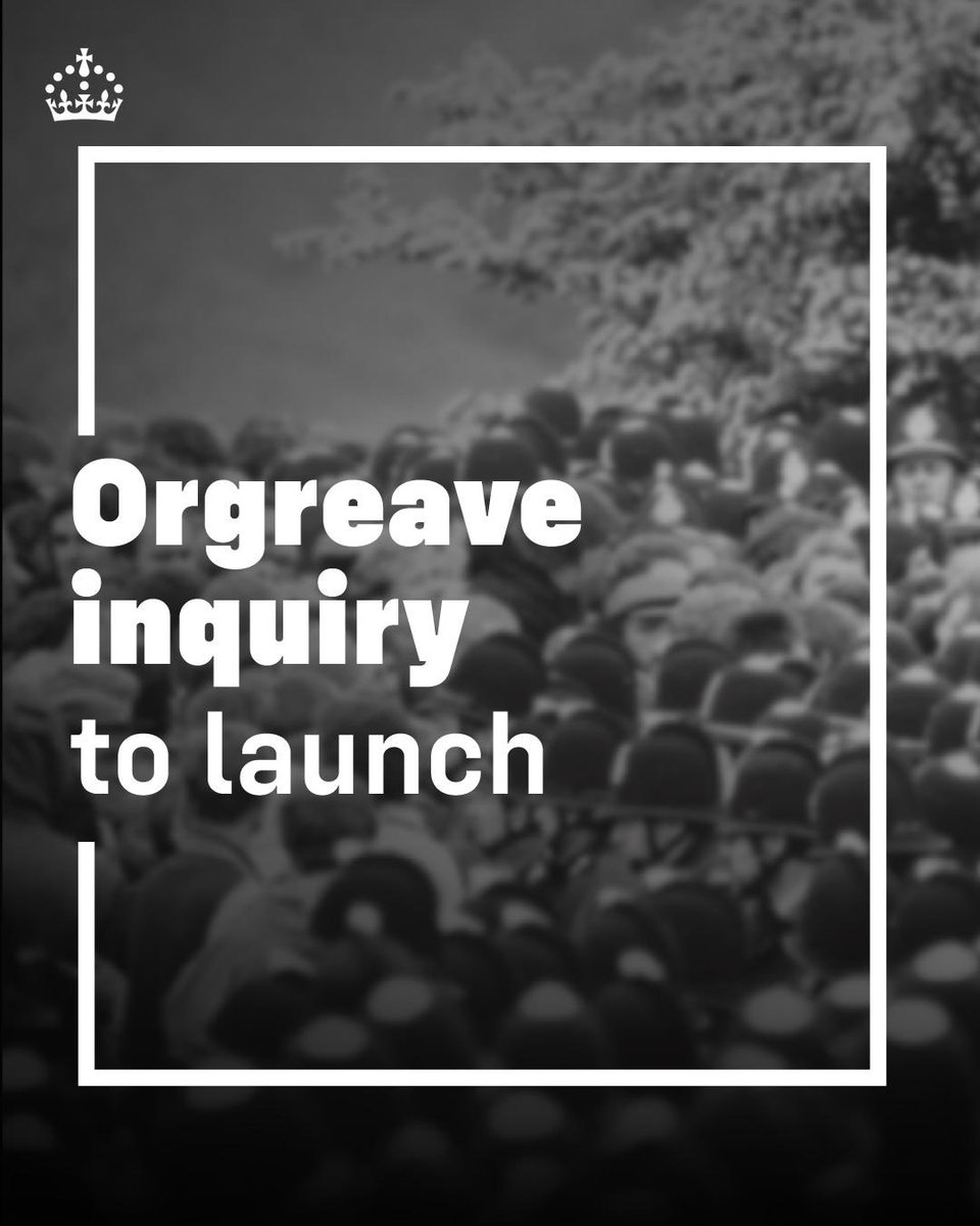 ukhomeoffice's tweet image. On 18 June 1984, the violent clashes at Orgreave and the discredited evidence that followed left lasting scars on the community.
This autumn, a public inquiry will begin to uncover the truth, holding those responsible to account and helping to restore confidence in policing.