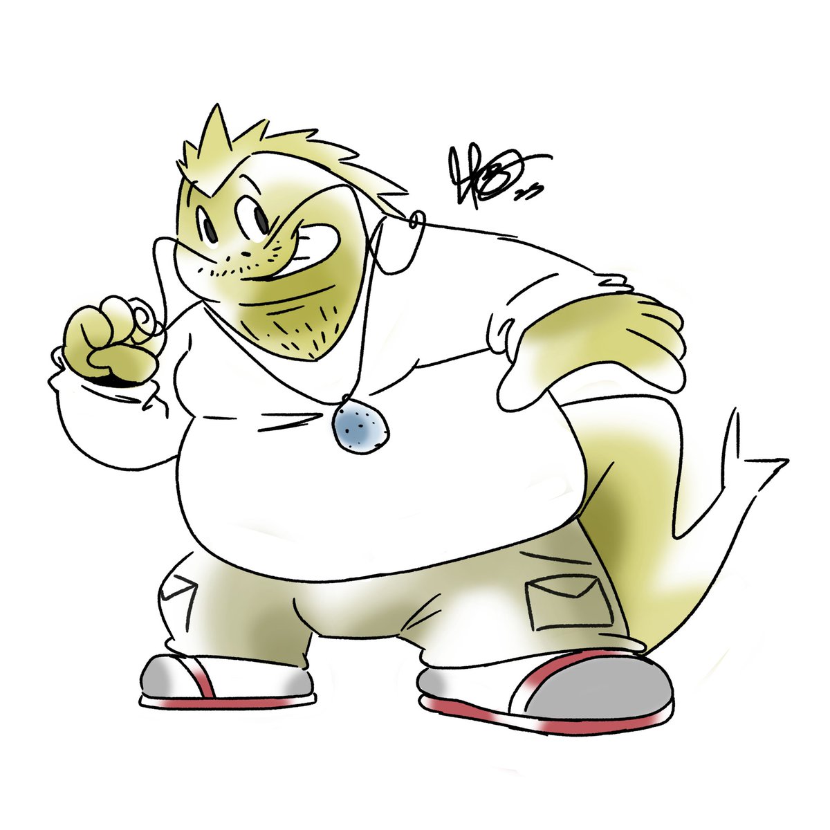 HX_Officiel's tweet image. 11th Artfight attack (Chain 2 Revenge) : Duke from and for teddyMannDraws #artfight #artfight2025