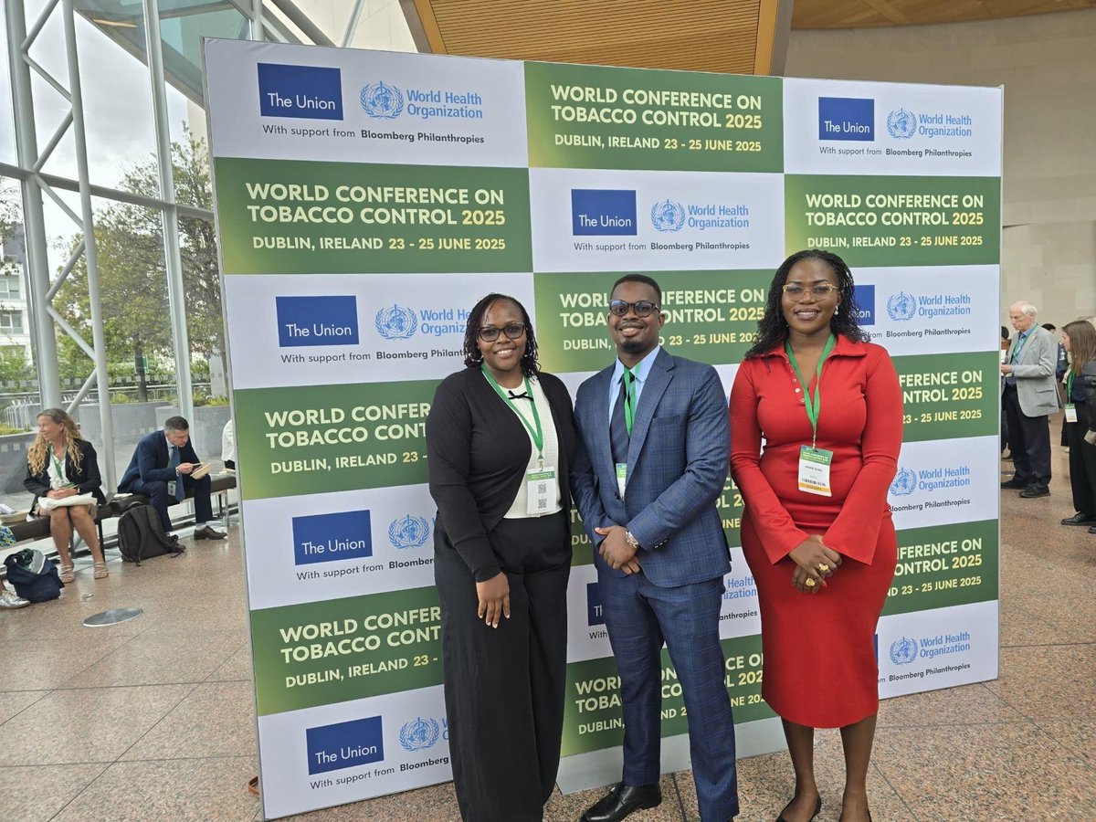 Last month, Y-ACT joined #WCTC2025 in Dublin, putting African youth leadership in tobacco control on the map. From policy to community action, youth are on the frontlines demanding systems that protect health over profits. The time for youth leadership is now. #YouthVoices