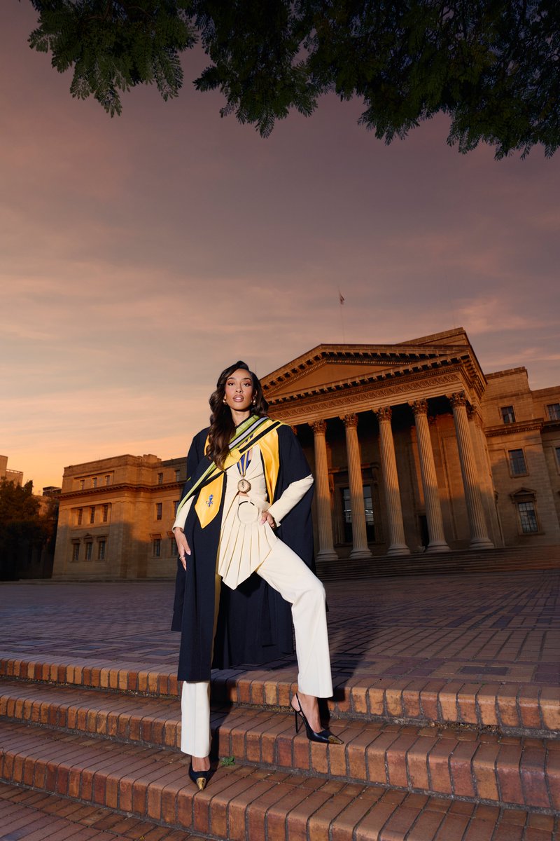 WitsUniversity's tweet image. Congratulations to Witsie and social media personality, Sarah Langa. 🎓🏛️
Last week, Sarah graduated with her MBA, officially becoming a three-time Wits graduate, a remarkable achievement.
She is also a member of the Golden Key International Honour Society, joining a global…