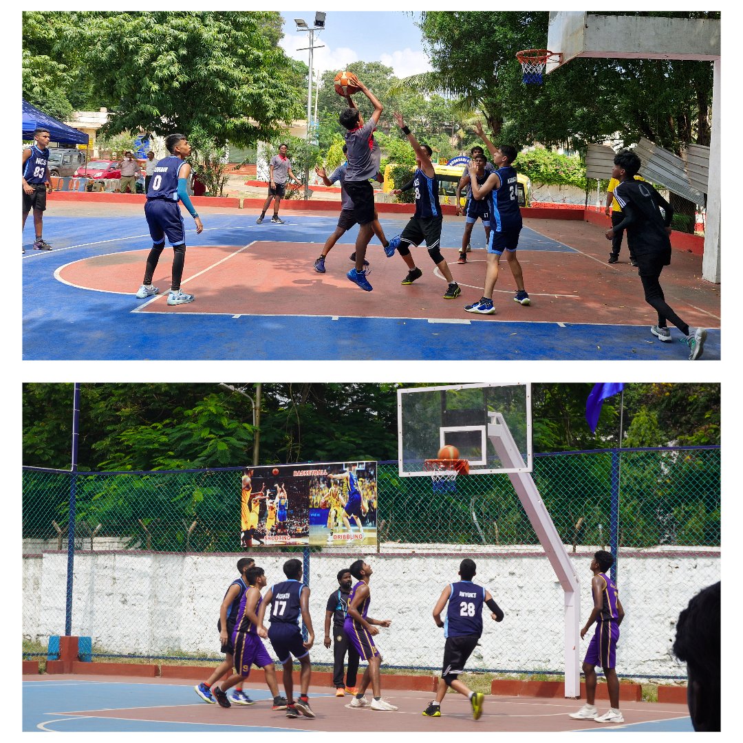 As part of #GoldenJubilee celebrations, #NCSVizag hosted an Inter-School Basketball Tournament on 19-20 Jul 25 with 204 players from 17 teams representing 9 schools. In finals, NCS(V), NSB Boys triumphed over Vignan 36-31, while Girls outplayed Silver Oaks 28-15