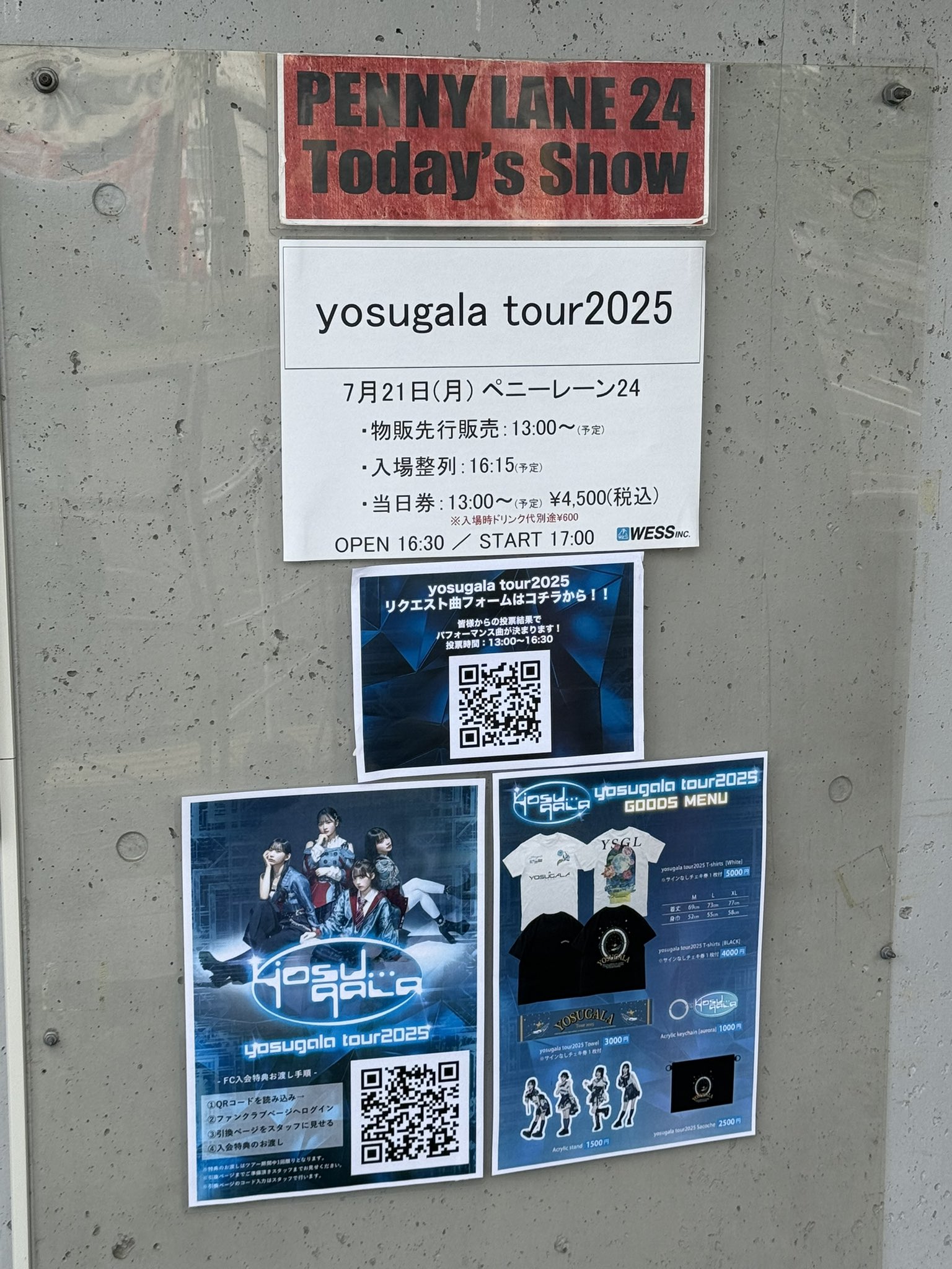 yosugala 未白ちあ 私物サイン券 yosugala 未白ちあ 私物サイン券