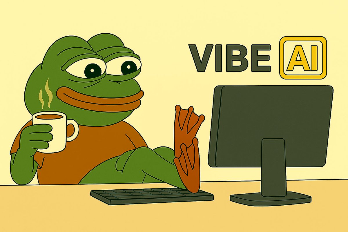VIBEaiRforce's tweet image. GM VIBE legends!
ULTIMATE FLEX: Drinking coffee while your AI agents do ALL the work
VIBE.aiRforce
Literally the dream setup:
$VIBE #VIBEAI