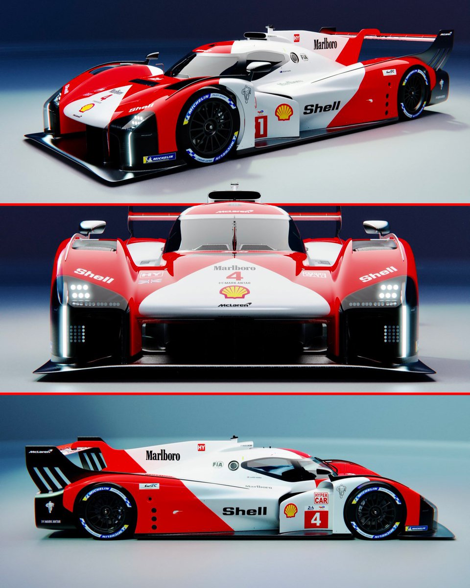 autosport's tweet image. This concept livery for the 2027 McLaren LMDh Hypercar 🤤
(via mark.antardesign/IG)