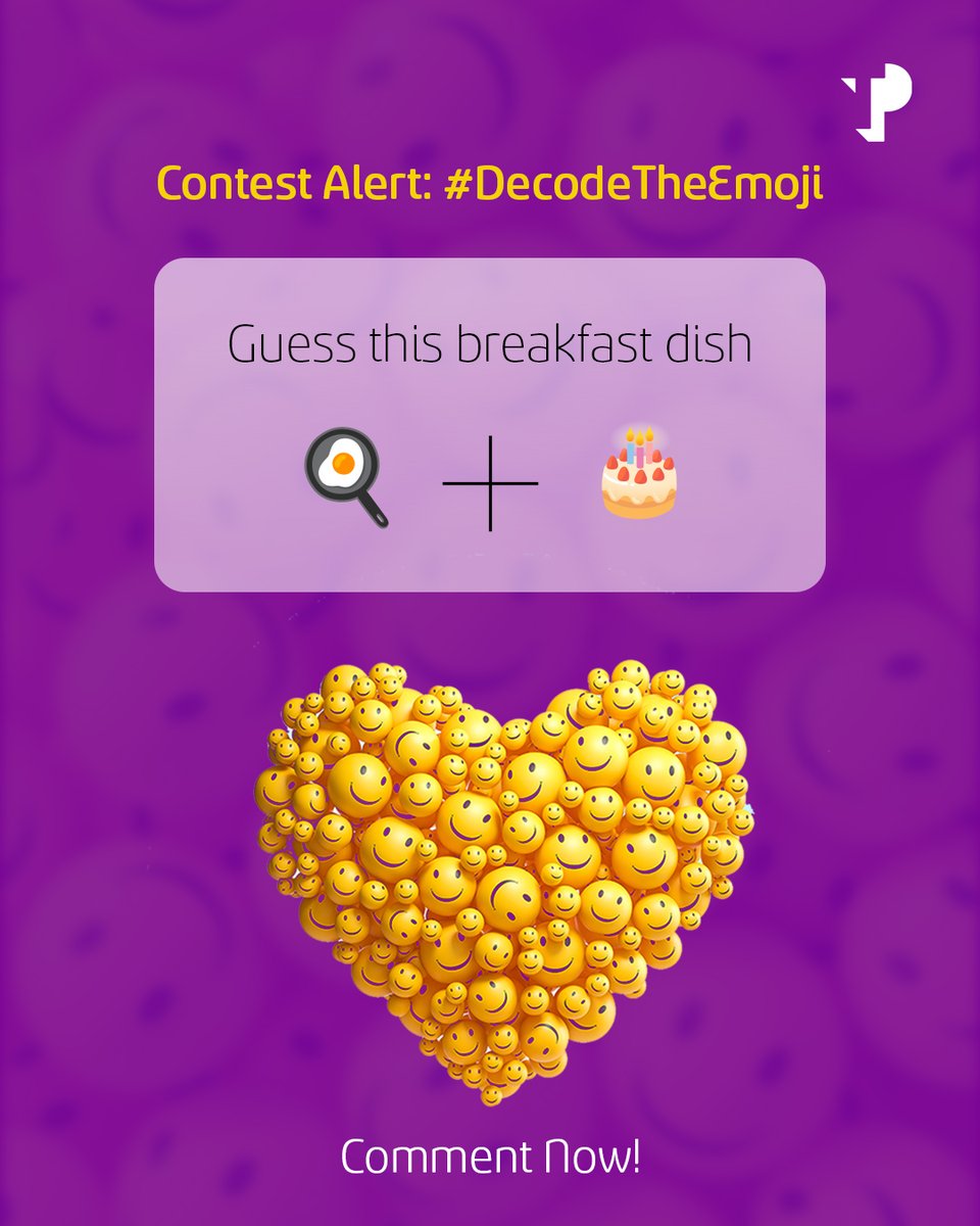 The next question of the #DecodeTheEmoji Contest is here! 
Like. Share. Comment your answers below! 👇
 
Remember to:
1️⃣ Add #DecodeTheEmoji and #TPIndia in your answer
2️⃣ Tag @tpindiaofficial and 3 of your friends

#TPIndia #ContestAlert #WorldEmojiDay #Contest