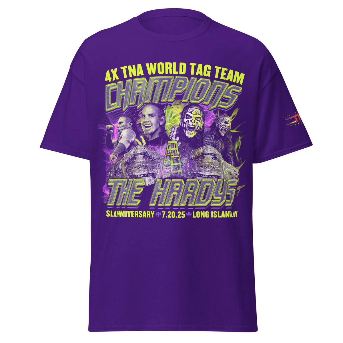 ThisIsTNA's tweet image. The Hardys "4x World Tag Champions" T-Shirt is available now on TNAMerch.com!
@MATTHARDYBRAND @JEFFHARDYBRAND
HERE: tnamerch.com/collections/ne…