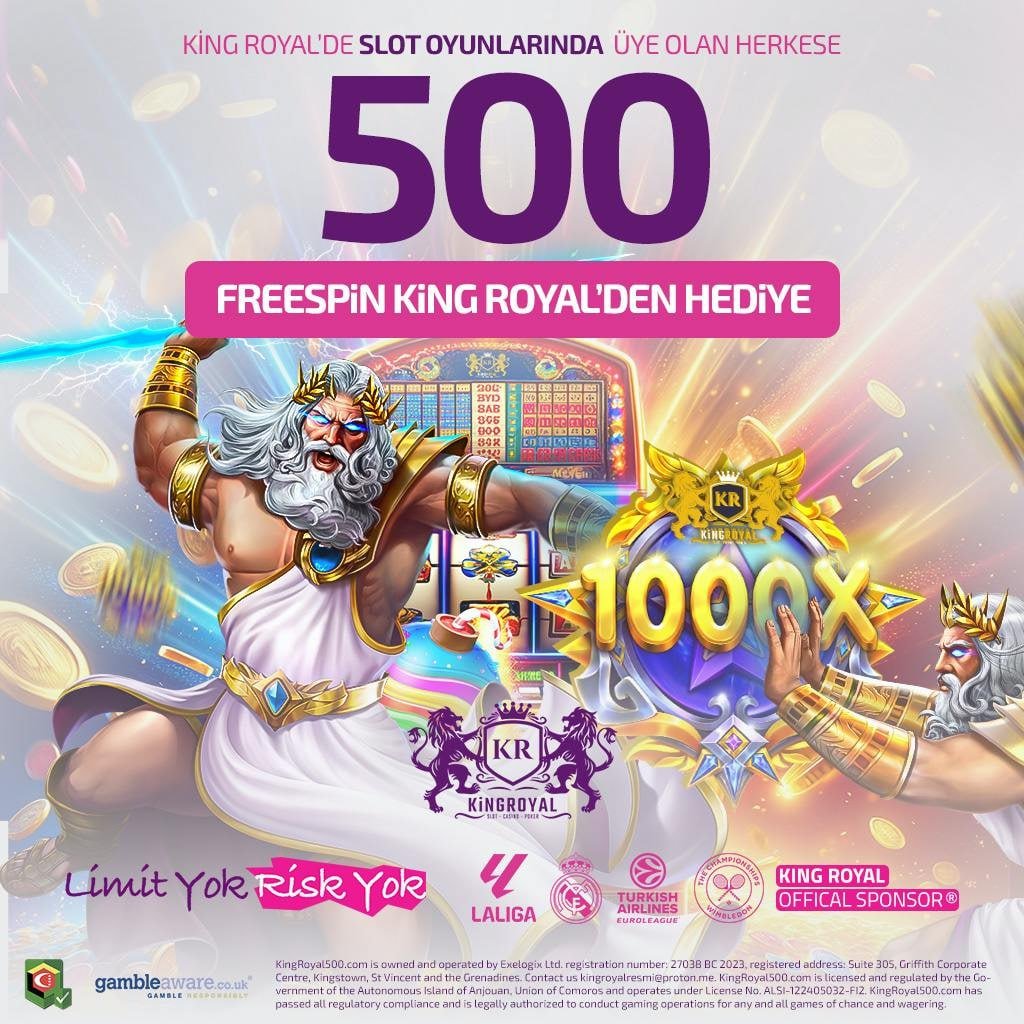 KİNGROYAL’DEN YENİ ÜYELERE MUHTEŞEM FIRSAT! 🆓

🎁 500 TL Nakit Bonus ya da 500 Freespin Şansı Sizi Bekliyor!
İster nakit ödülünü seç, ister spinlerle kazancını zirveye taşı
Güncel Giriş: t.ly/kingroyaltwt

#marsbahis #grandpashabet #dumanbet #bahsegel #bets10 #jojobet
