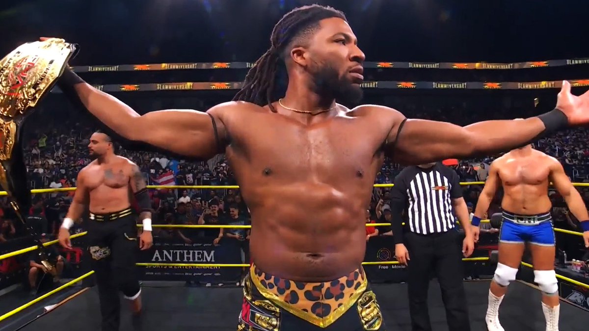 ThisIsTNA's tweet image. Check out EVERYTHING you need to know about #TNASlammiversary!
Full results: tnawrestling.com/2025/07/20/tna…
Watch on TNA+: watch.tnawrestling.com/purchase?from=…