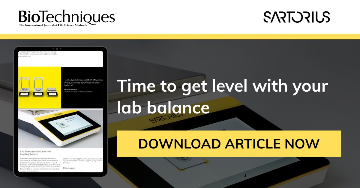 MyBioTechniques's tweet image. Is your lab balance giving you accurate results? Proper balance leveling is crucial but often overlooked! This article explores why balance leveling matters and how it is performed.
Discover how the @SartoriusGlobal Quintix® Pro can eliminate human error >>>…