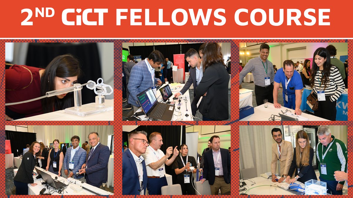 A fantastic day at the 2nd Annual CICT Hands-On Fellows Course!
3rd-year cardiology fellows joined for a day of hands-on training, expert insights, and networking ahead of #CICT2025
Thanks to all the fellows, faculty, and industry partners who made this educational day possible!