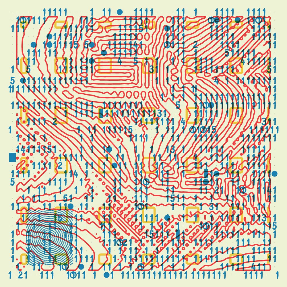 NorbertF76's tweet image. Low Language by @rickyretouch
I absolutely love art collections – and this one touches me on a particularly deep level.
The atmosphere of this piece takes me back a few years and stirs a sense of nostalgia.
The structured chaos, the patterns of digits, and the layered grids feel…