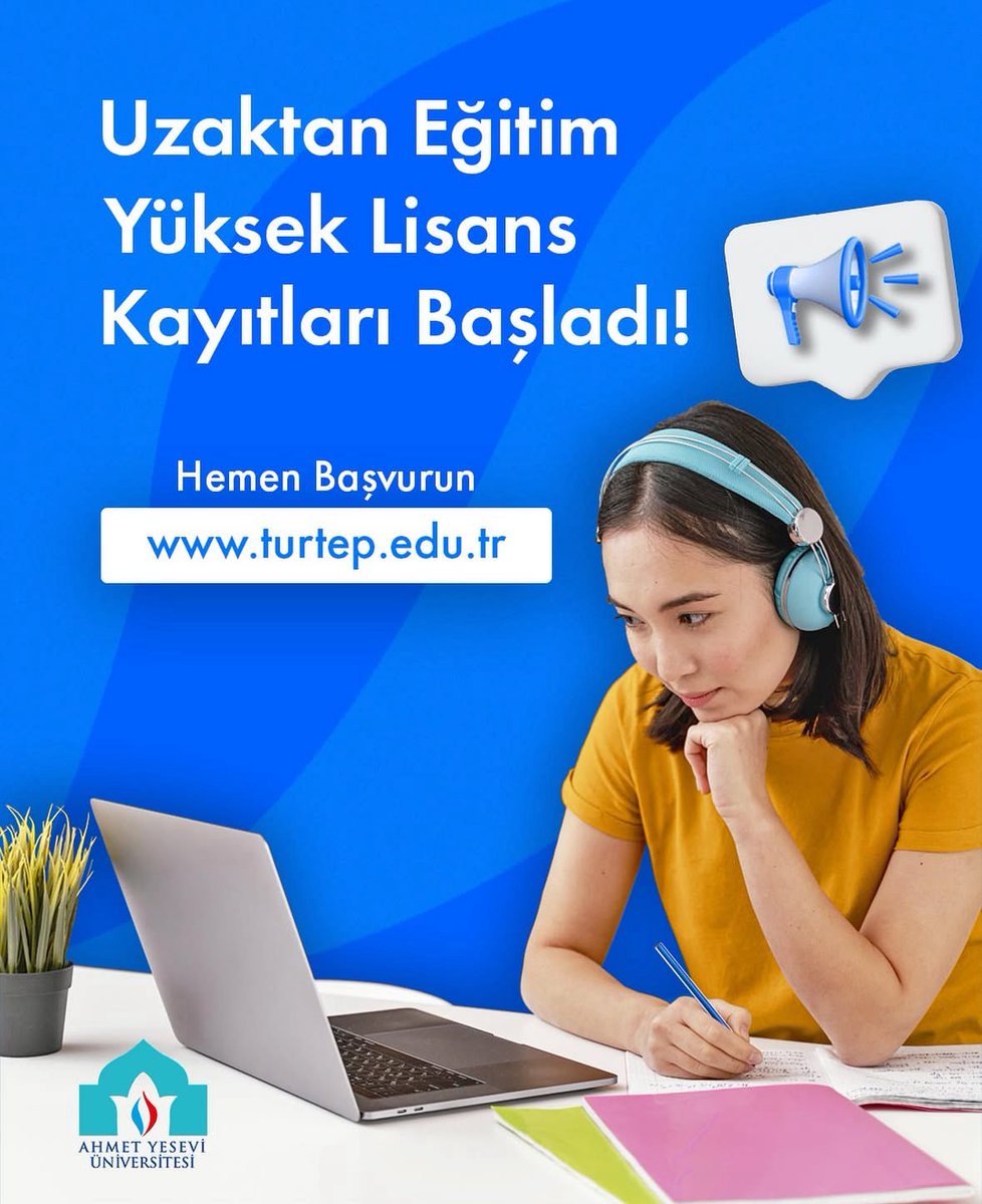 🎓#UzaktanEğitim #YüksekLisans programlarımız için kayıtlar başladı!

✅ Esnek ders saatleri
✅ Her yerden erişim imkânı
✅ Akademik destek ve kaliteli içerik

📌 Başvuru: turtep.edu.tr
