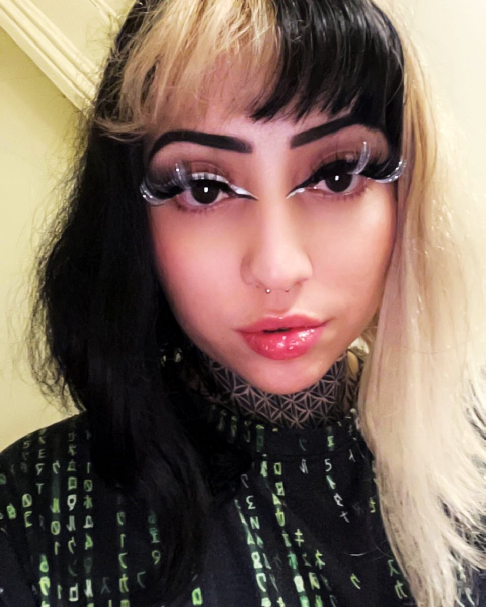 dustrial's tweet image. ✨Paradoxprincessofficial in Matrix Terminal T-shirt Dress 

#usergenerated #cyberpunk