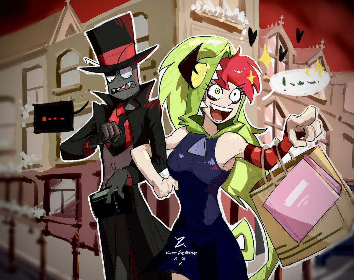 CorleonZhang's tweet image. Window shopping 
#Villainous #Demencia #BlackHat #Lizardhat